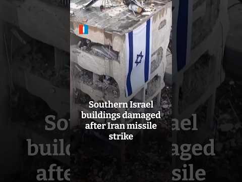 Southern Israel buildings damaged after Iran missile strike