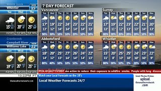 The Weather Network - Local Forecast (British Columbia) - September 14, 2023