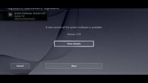 Ps4 v2.01 New Update Coming Soon