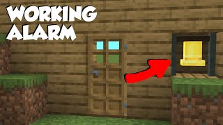 Minecraft: How to make an Alarm System! [easy]