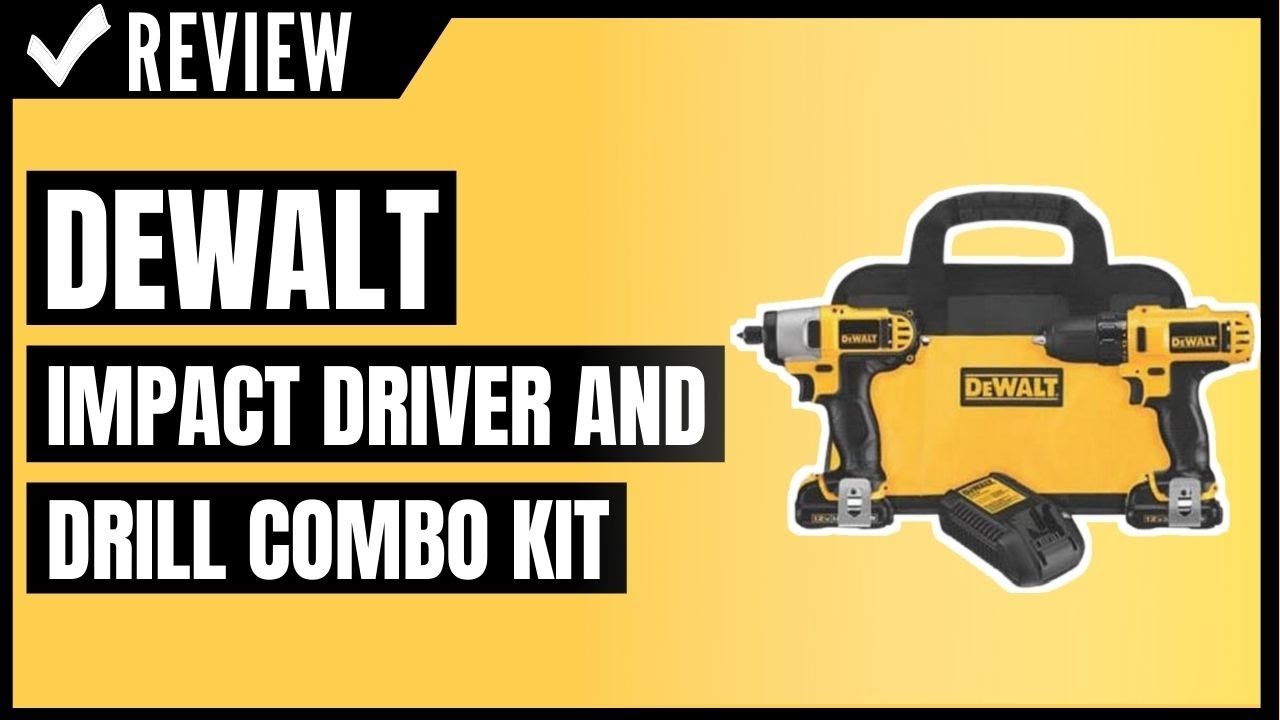 DEWALT 12V Impact Driver and Drill Combo Kit (DCK211S2) Review - YouTube