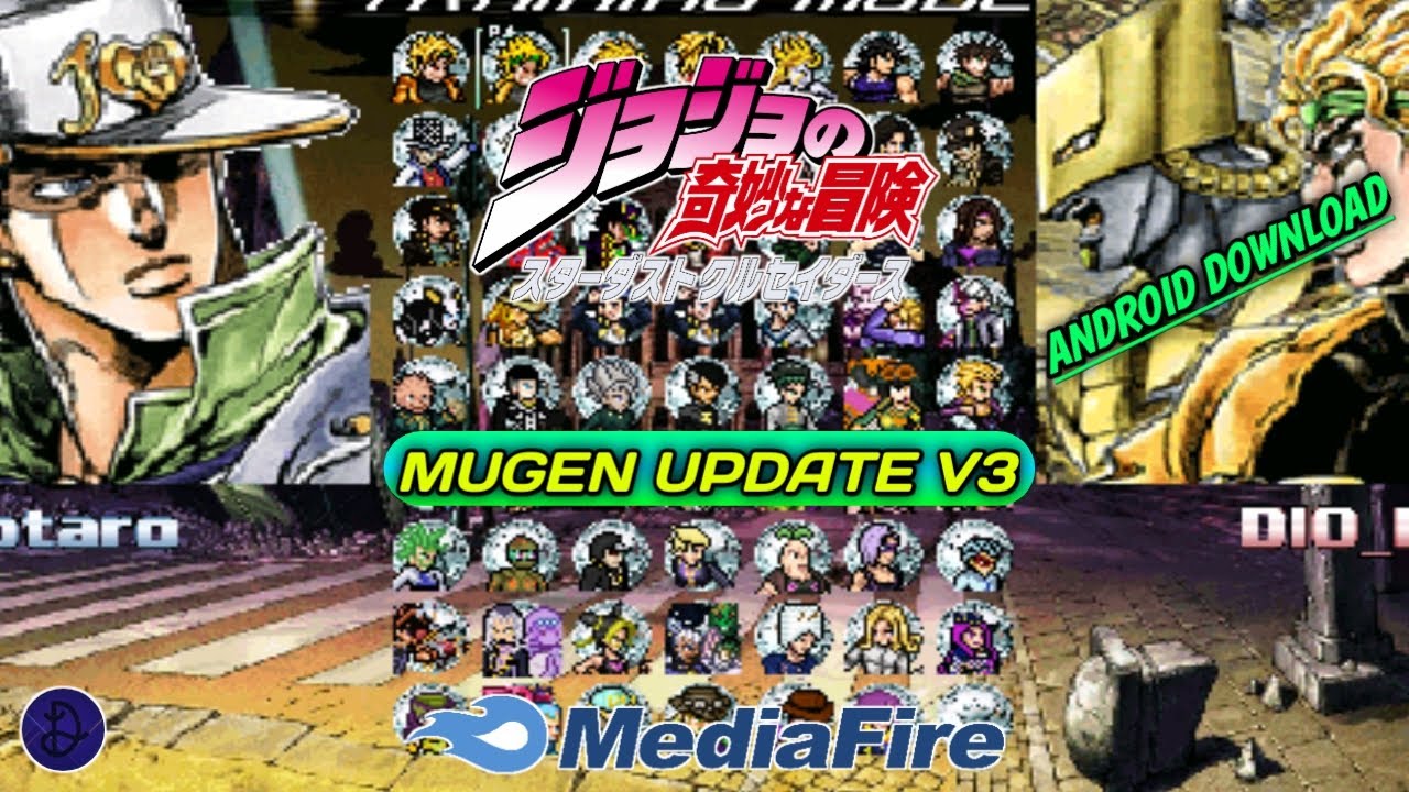 Jojo Mugen Update V3 Emulator Exagear Android Download Youtube