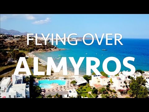 CRETE GREECE Κρήτη drone 4K ALMYROS Almiros Ελλάδα Αλμυρός