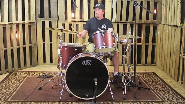 DW Performance Series Tobacco Stain Drum Set - 24, 13, 16