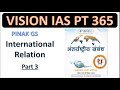 PT 365 INTERNATIONAL RELATIONS | VISION IAS PT 365 PART 3 FOR #upsc #uppcs #bpsc