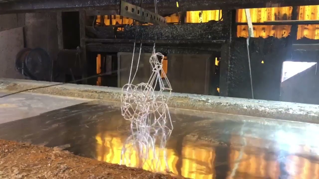 Example of a live Hot-Dip Galvanized Topiary Frame