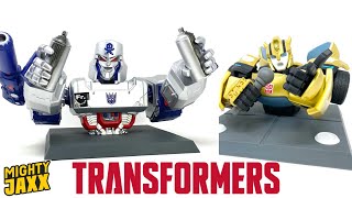 Transformers X Quiccs MEGATRON & BUMBLEBEE Mighty Jaxx Unboxing & Showcase