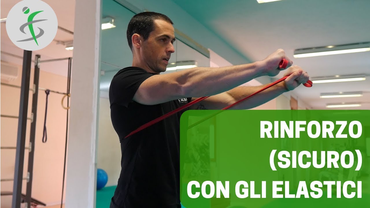 ESERCIZI (sicuri) con ELASTICI: PALESTRA A CASA a basso budget