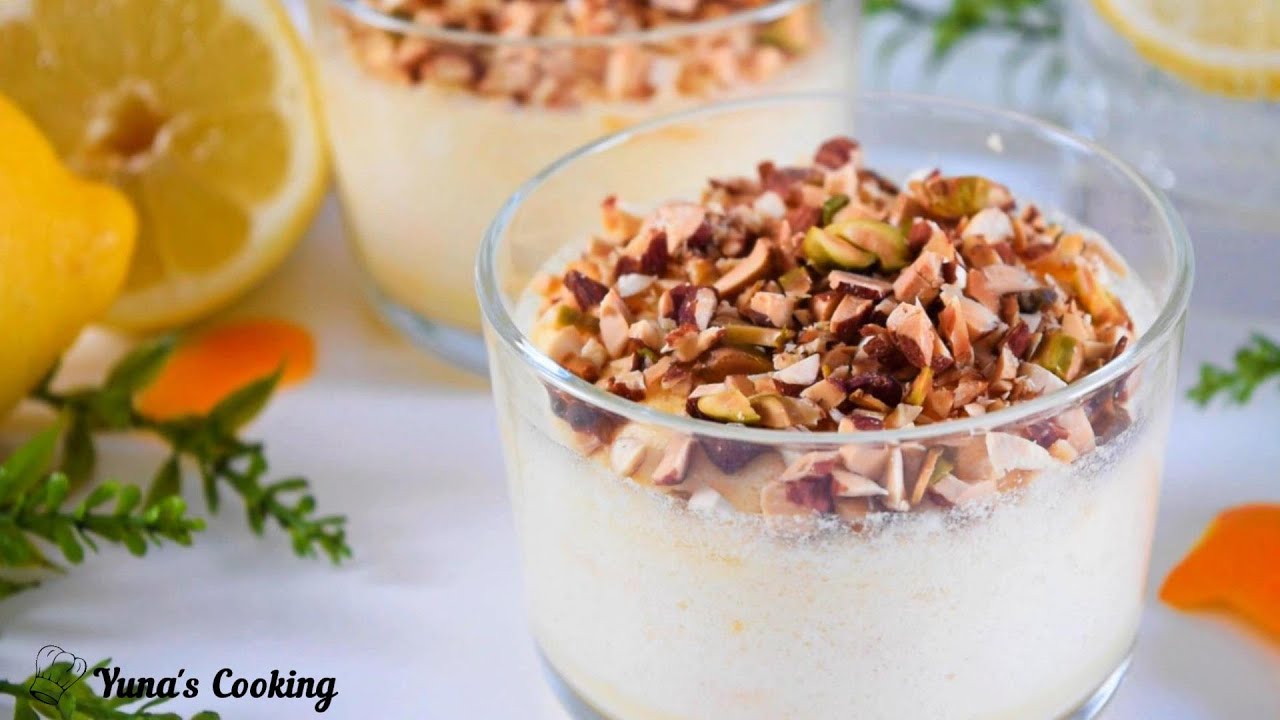 [Dietitian Recipe] The BEST Refreshing Yogurt Souffle healthy dessert