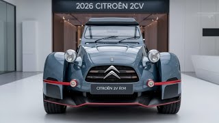 Nuevo Citroën 2Cv Clásico Y Futurista A La Vezcitroën 2Cv 2026 El Auto Retro Más Moderno Del Año