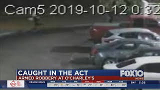 Caught in the Act: Armed robbery at O'Charley's