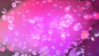 Footage   pink background with bubbles.