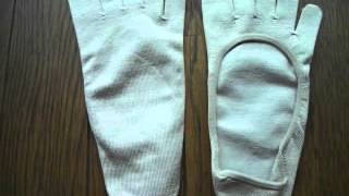 シルク5本指パンプスイン