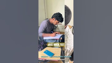 We are Wonducting the JAVA MOCK TEST  From Besant Technologies SIRUSERI Branch