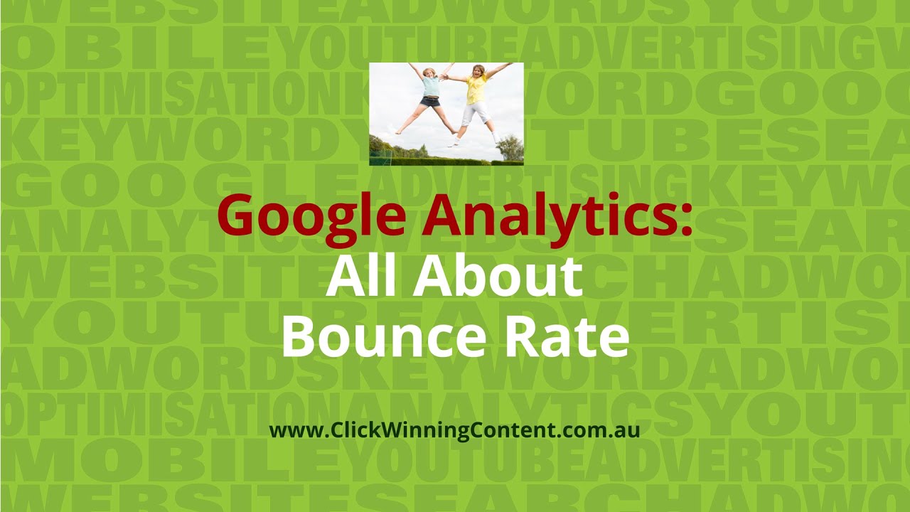 Google Analytics All About Bounce Rate