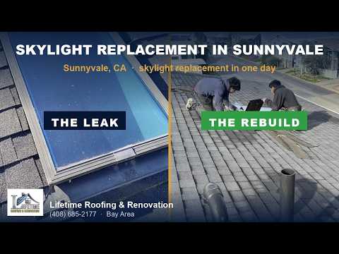 Skylight Replacement in Sunnyvale CA — What's Actually Under a Leaking Skylight