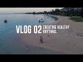 A day in our life living in mauritius and sunset at la preneuse beach  daily vlog 02
