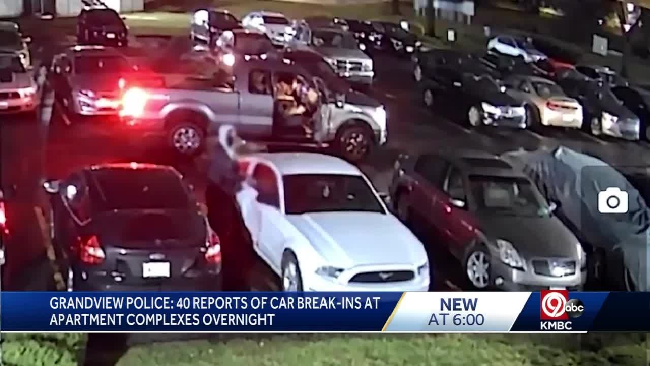 Grandview police are investigating 40 reports of people breaking into cars YouTube