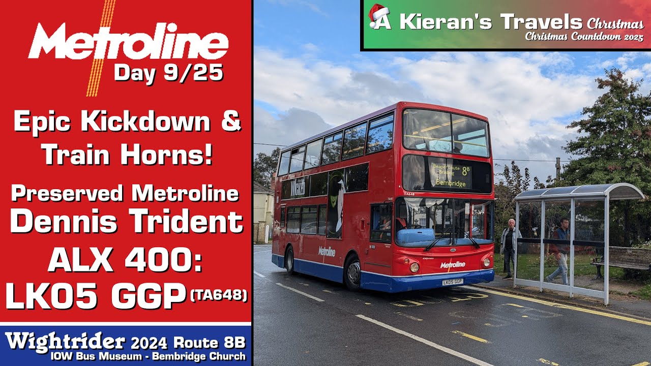 (9 - Epic Kickdown!) Preserved Metroline Dennis Trident ALX 400: LK05 GGP