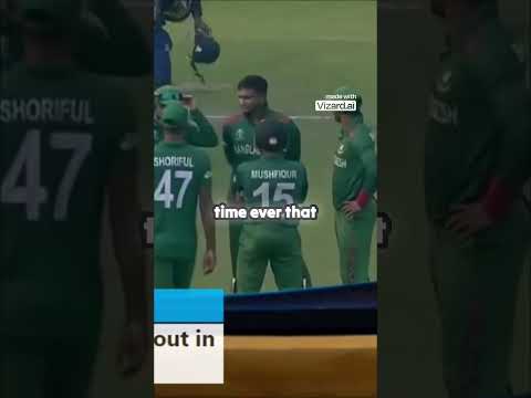 Cricket History Made: Batter Timed Out for First Time Ever! by latest cricket videos