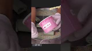 Fluffy Stuff | Cotton Candy Ice Cream Rolls - ASMR