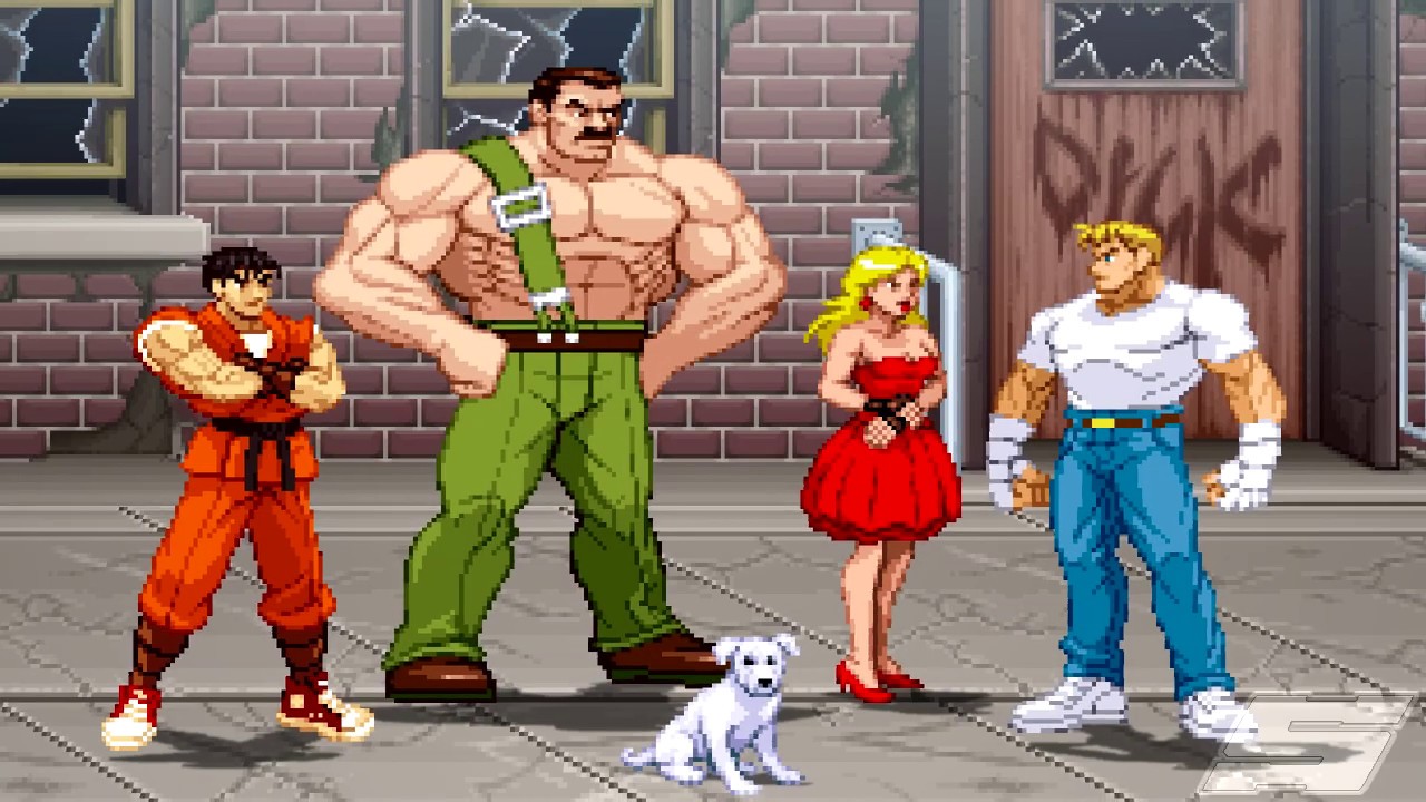 Final Fight 30th anniversary pixel art quickvid - YouTube