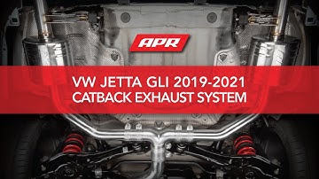 APR Catback Exhaust System for the VW MK7 Jetta GLI (2019-2021)