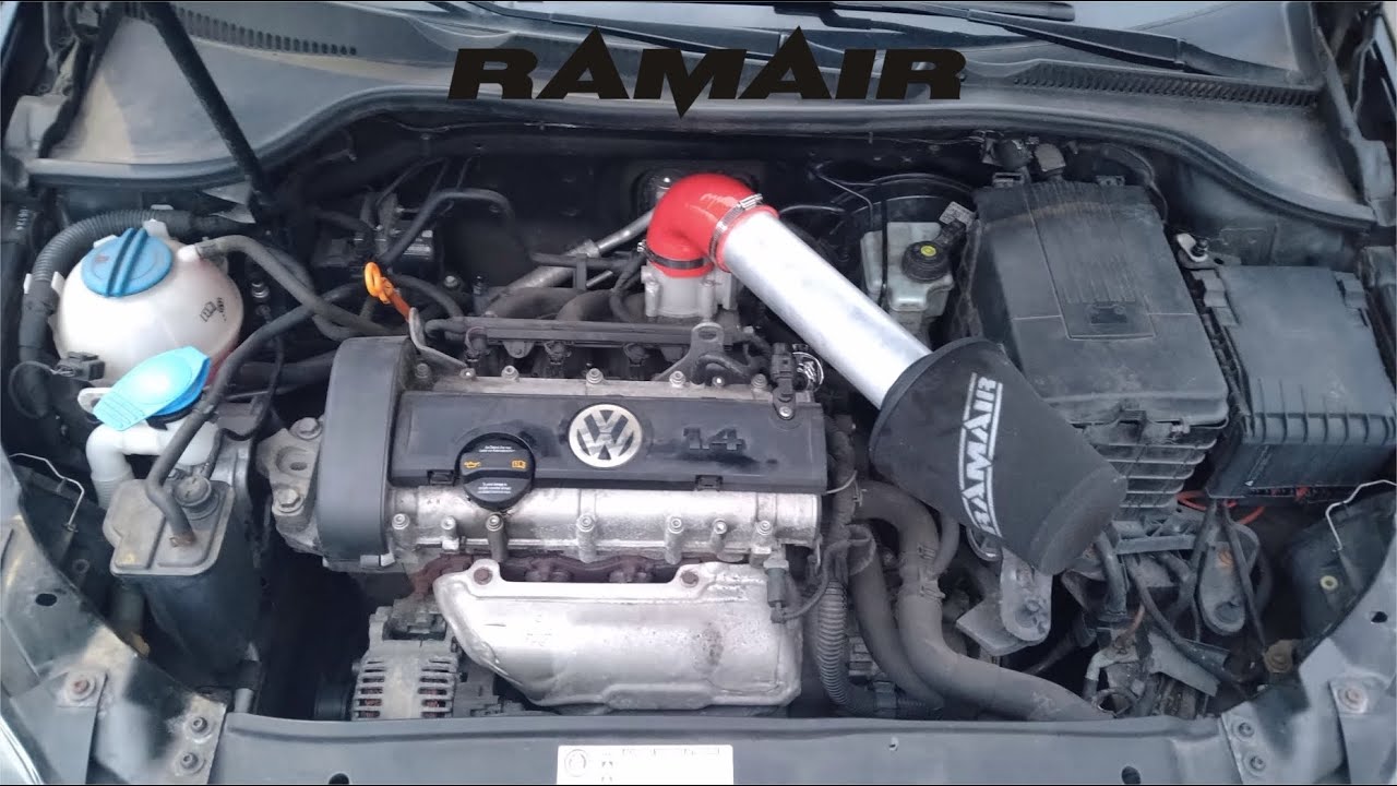 [Ramair vs stock] VW Golf 6 1.4 MPI Intake sound comparison