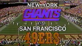 1990 NFC Championship Giants vs 49ers Highlights