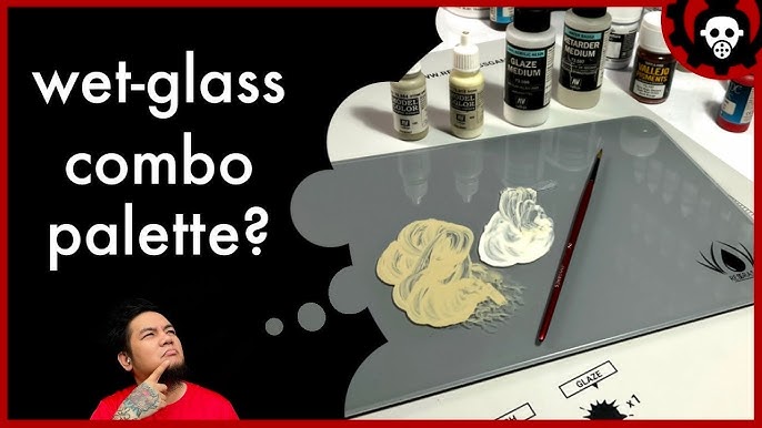 How to Make a Glass Palette for Paint Mixing - HelloArtsy