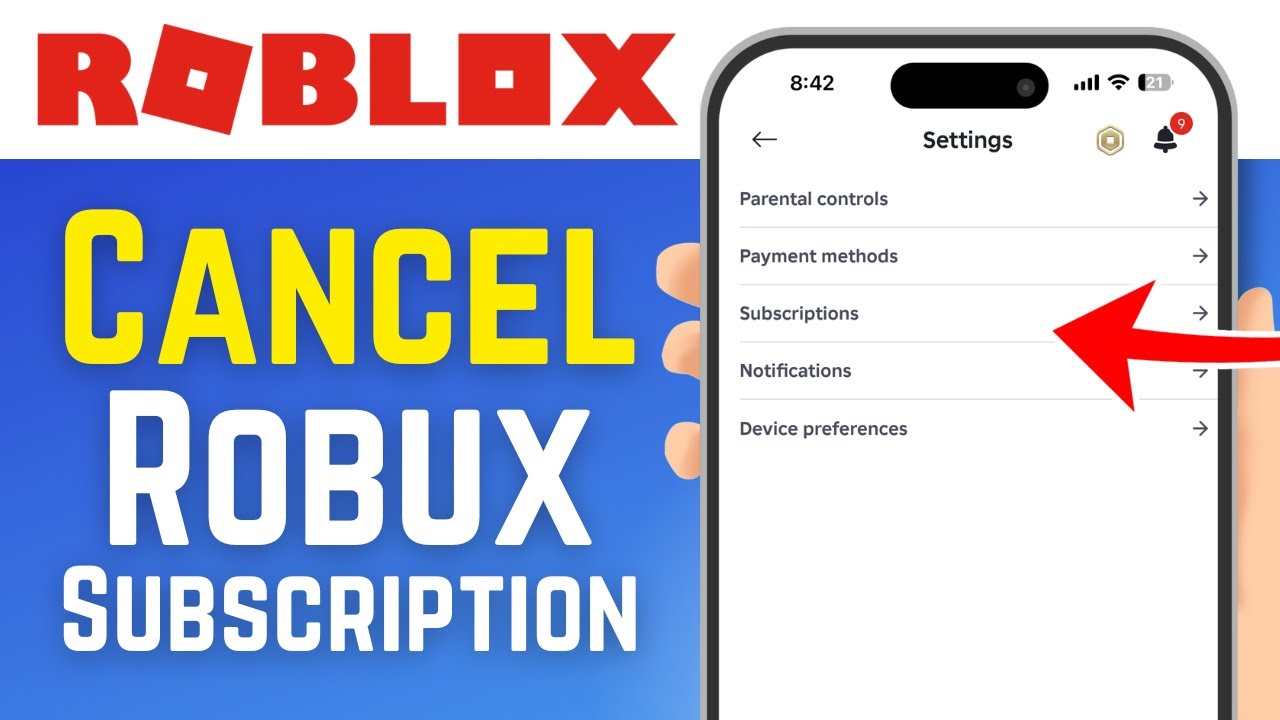 How to Cancel Robux Subscription on Roblox (Step by Step) - YouTube