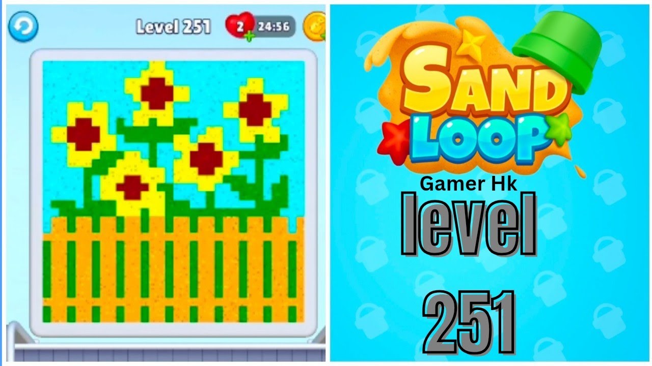 Sand loop level 251 Walkthrough Solution 