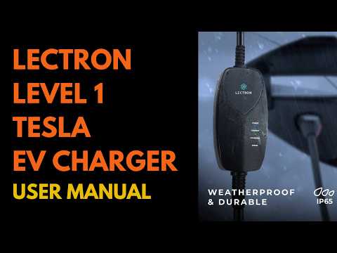 Video Setup & Installation: Lectron Level 1 Tesla EV Charger WiFi User Guide