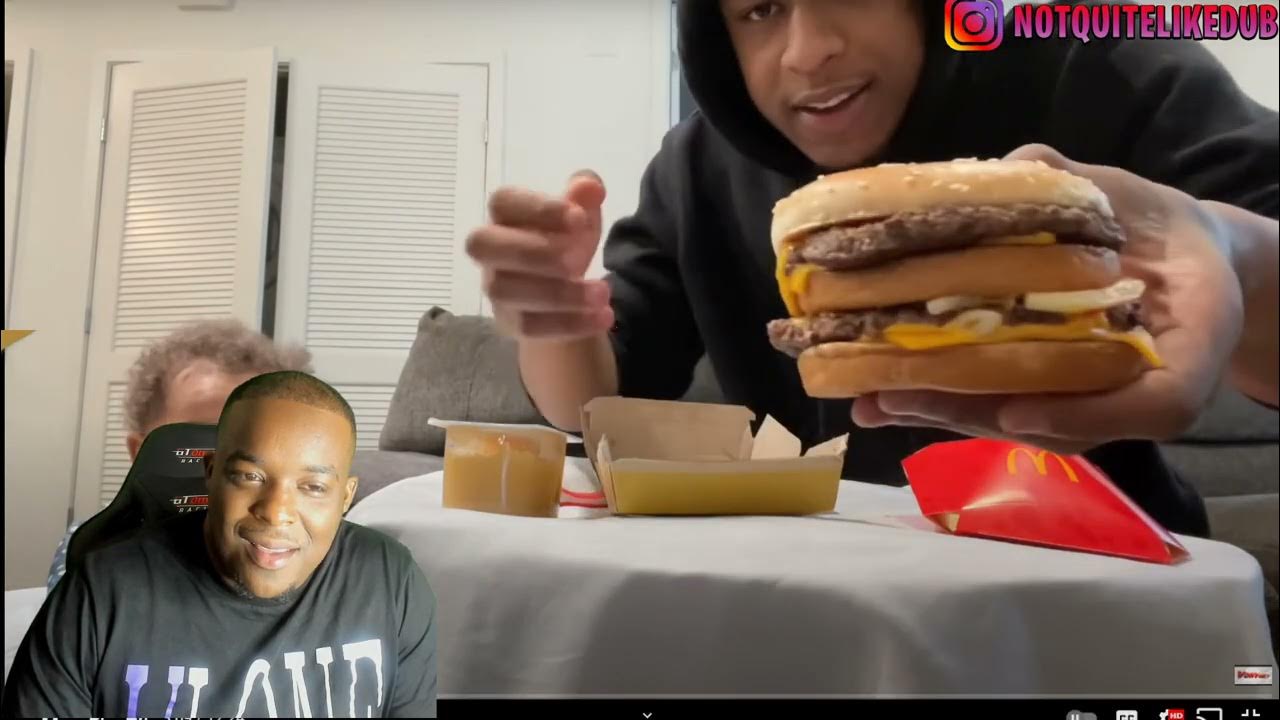 DuB Reacts To " Von Eating A Uncooked Burger From Mcdonalds " - DuB Reacts To " Von Eating A Uncooked Burger From Mcdonalds "