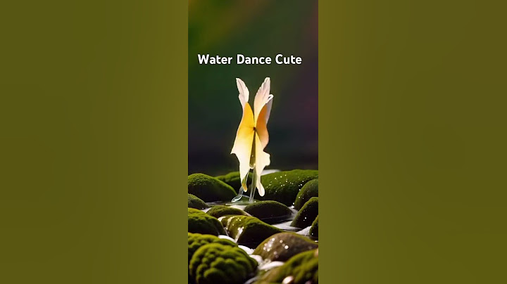 Tiny Water Dance Wizards #waterdance #tinyworld #cutedancer