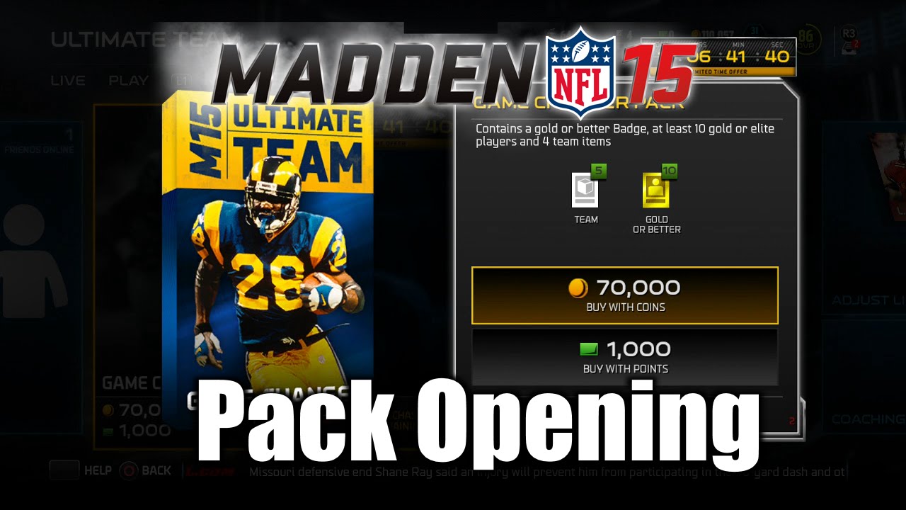 MUT 15 :: Pack Opening :: Game Changer Pack and More!