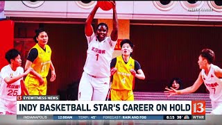 Indy basketball star's career on hold due to coronavirus