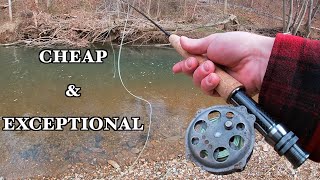 CHEAP and EFFECTIVE Ultralight Fly Rod (Trout Fishing) 