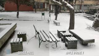 Google Pixel vs Apple iPhone 7: 4K video stabilization comparison