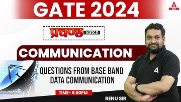 Base and Band Data Questions in Communication | GATE 2024 Preparation ECE | By Renu Sir