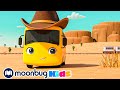 Cowboy Buster | Cars, Trucks & Vehicles Cartoon | Moonbug Kids