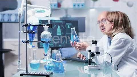 In Modern Research Laboratory Two Scientists Are Debating | Stock Footage - Envato elements