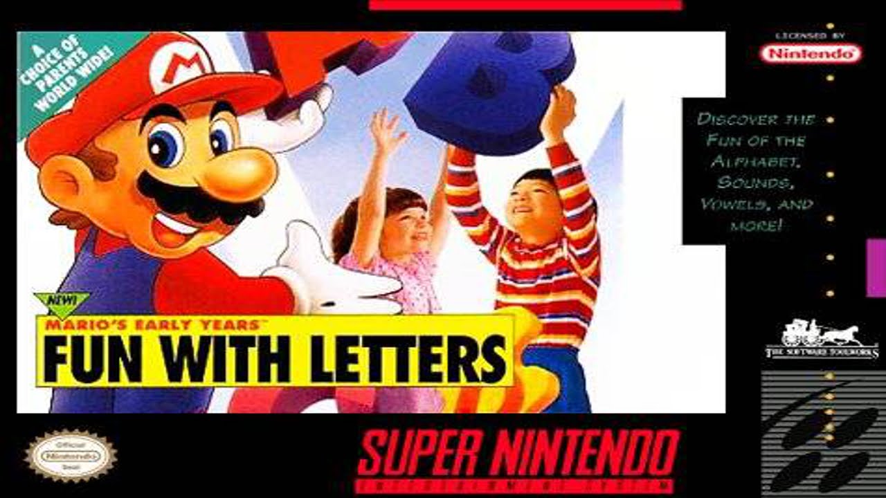 Mario s Early Years Fun With Letters SNES Gameplay Full HD Mario s early years fun with letters snes gameplay full hd