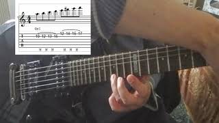 4 Notes per String Legatos with Hand Muting Lick (with tabs) - DP's Guitar Encyclopedia Profile
