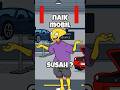 naik mobil ??