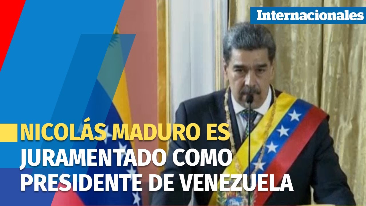 El Parlamento de Venezuela juramenta a Maduro como presidente del país ...