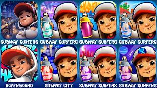 Subway Surfers: SUBWAY CITY, SEOUL, BARCELONA, BRAWL STARS, HOVERBOARD, CHICAGO, TOKYO, HOUSTON. screenshot 3