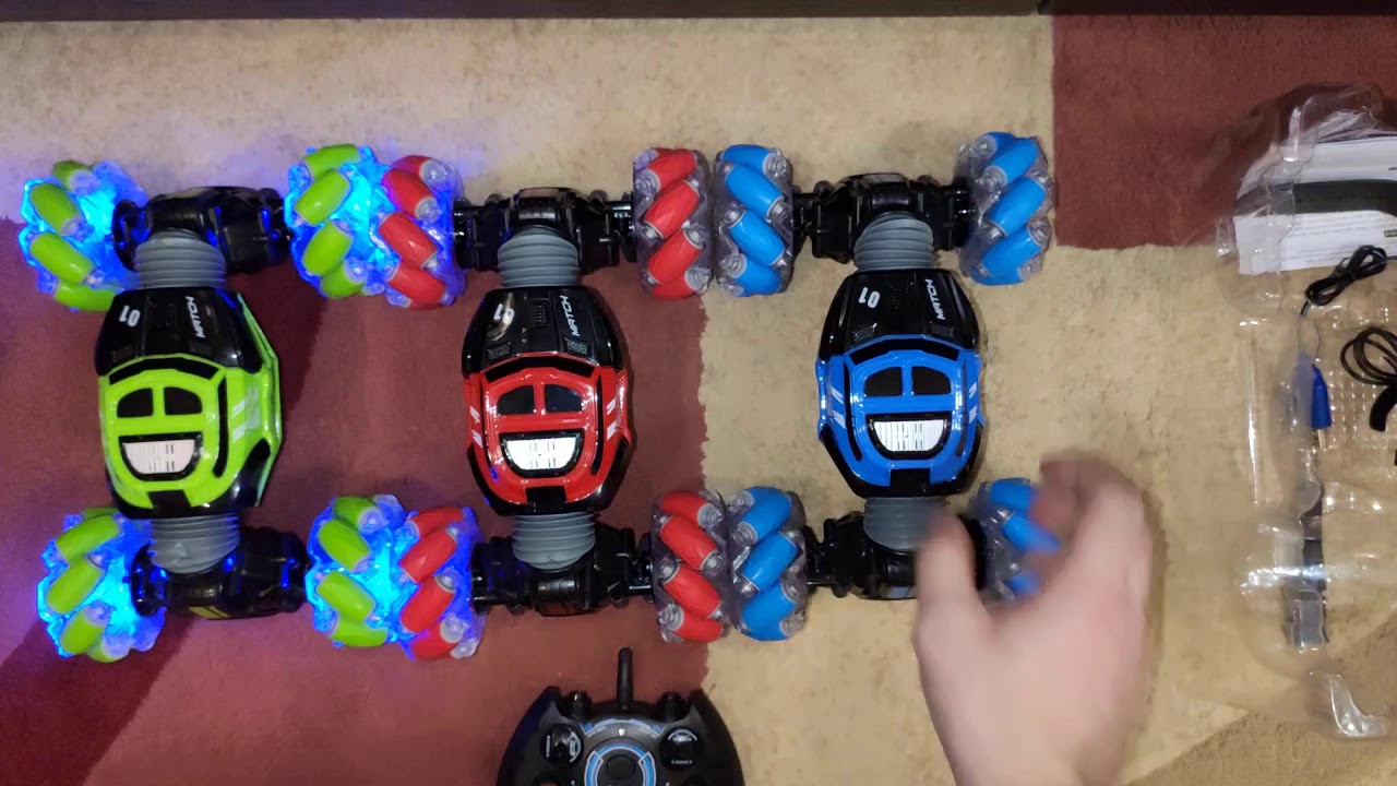 Дрифтующая машинка трансформер перевертыш с управлением жестами RC Stunt Car