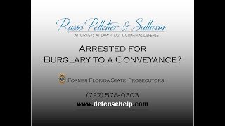 Burglary to a Conveyance   Auto Burglary   Pinellas Lawyer