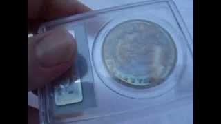 1883-O Morgan Dollar Coin Us Silver Pcgs Graded Unc Uncirculated Ms62